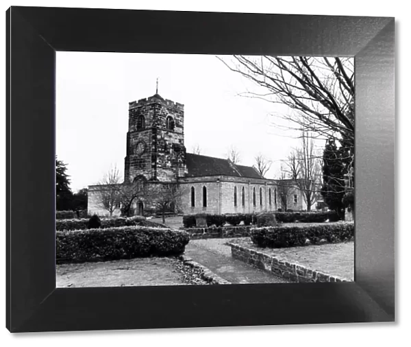 All Saints Church, Chilvers Coton, Nuneaton, Warwickshire. 29th January 1982