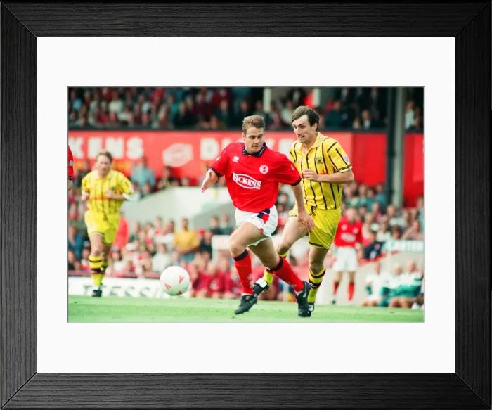 Framed Print : Middlesbrough 2 -0 Burnley Division 1 match held at Ayresome Park. 13th August 1994 Framed Print : Middlesbrough 2 -0 Burnley Division 1 match held at Ayresome Park. 13th August 1994