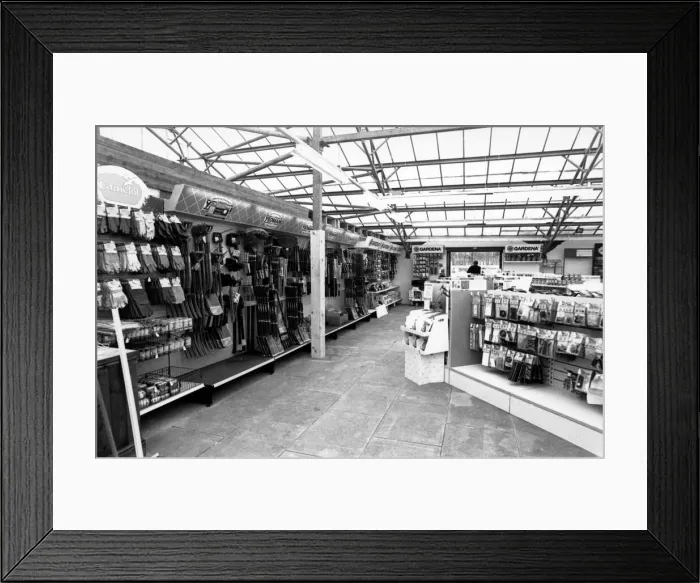 Framed Print : Arcadia Nurseries, Gardening Centre, Nunthorpe, Middlesbrough, North Yorkshire