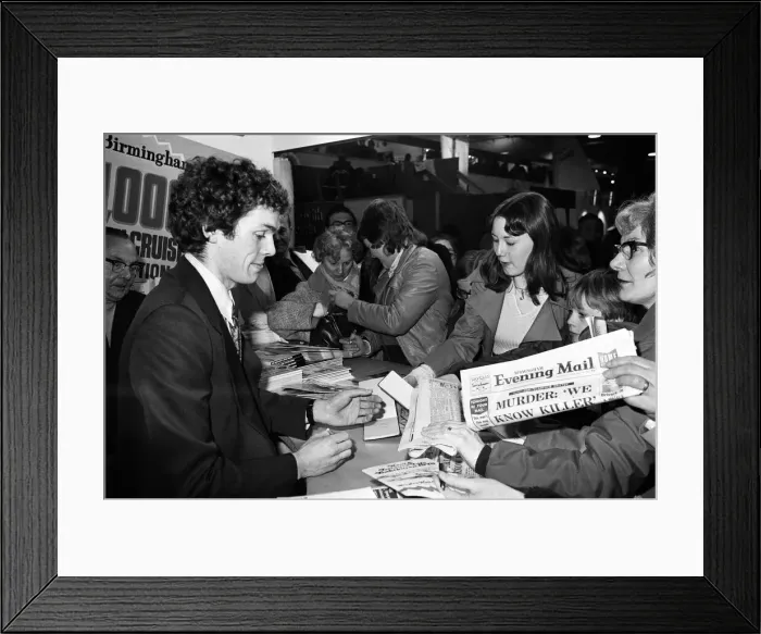 Framed Print : Olympic skating champion John Curry is honoured at a civic reception in Birmingham Framed Print : Olympic skating champion John Curry is honoured at a civic reception in Birmingham