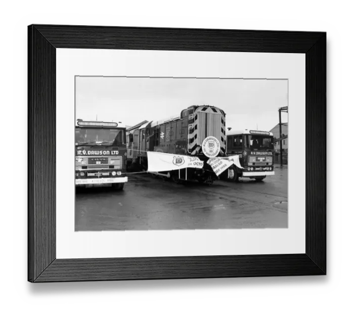 Framed Print : A V Dawson Ltd. Haulage Company. The company employs over 100 people Framed Print : A V Dawson Ltd. Haulage Company. The company employs over 100 people