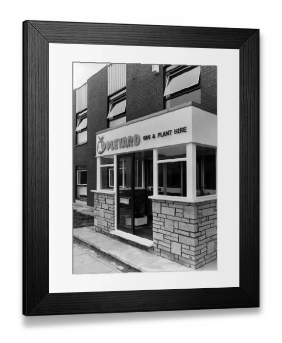 Framed Print : Appleyard Van & Plant Hire. 5th July 1979 Framed Print : Appleyard Van & Plant Hire. 5th July 1979