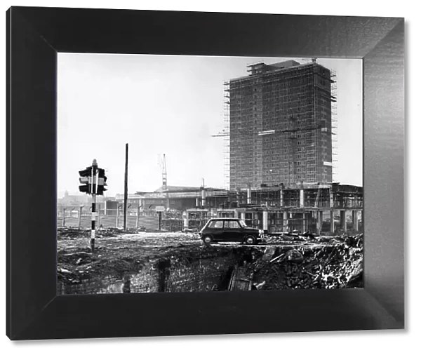 Redevelopment for new Strand Shopping Centre, Bootle, Merseyside, 10th November 1966