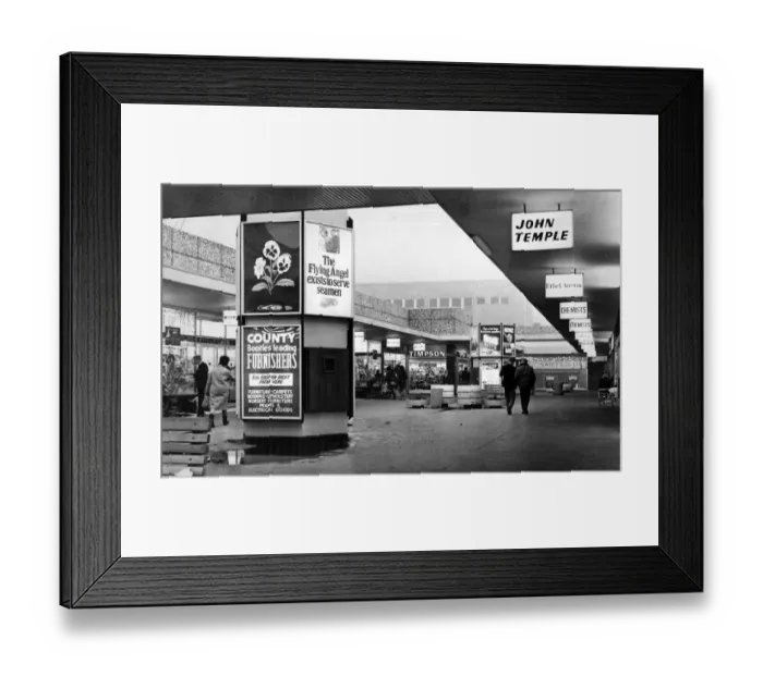 Framed Print : Strand Shopping Centre, Bootle, Merseyside, 8th January 1970 Framed Print : Strand Shopping Centre, Bootle, Merseyside, 8th January 1970