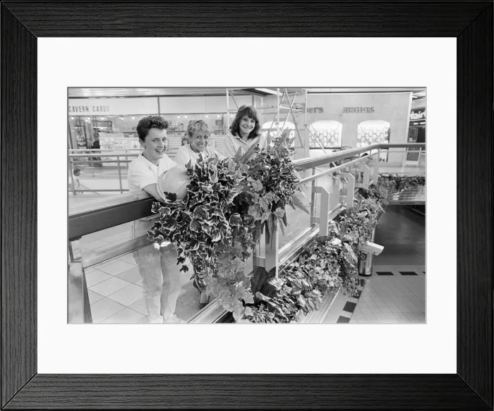 Framed Print : Strand Shopping Centre, Bootle, Merseyside, 20th June 1989