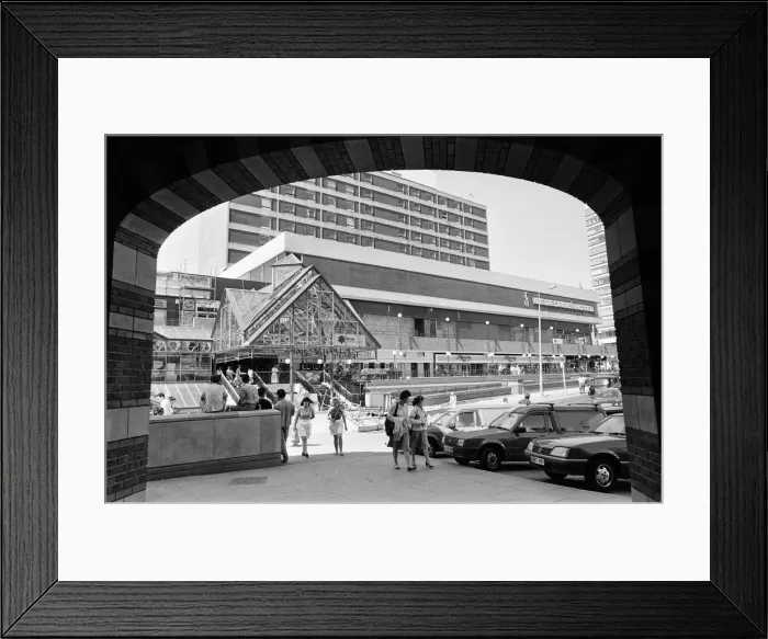 Framed Print : Clayton Square Shopping Centre, St Johns Blacklers store conversion well under way Framed Print : Clayton Square Shopping Centre, St Johns Blacklers store conversion well under way