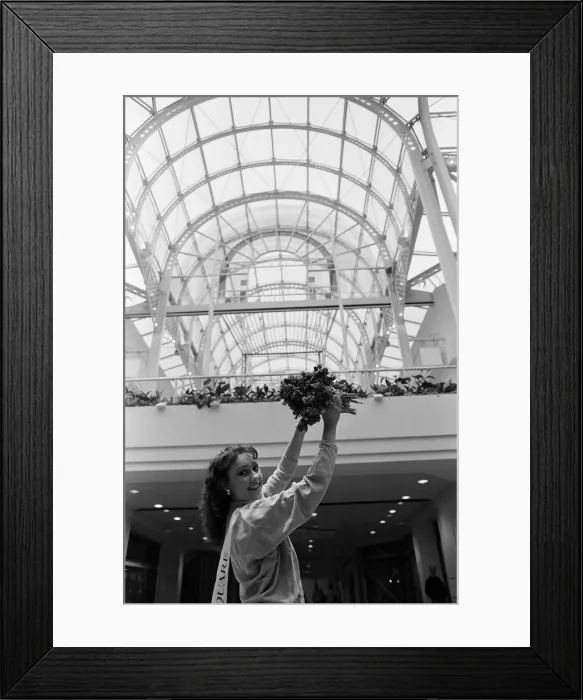 Framed Print : New Boots store opening at Clayton Square Shopping Centre, Liverpool 9th November 1988