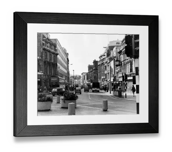 Framed Print : Church Street, one of Liverpools shopping areas. Church Street, Liverpool