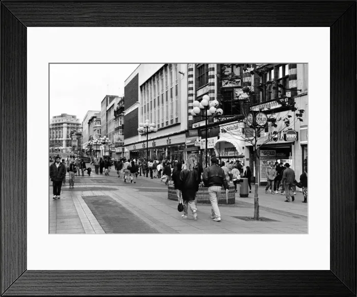 Framed Print : Church Street, one of Liverpools shopping areas. Church Street, Liverpool Framed Print : Church Street, one of Liverpools shopping areas. Church Street, Liverpool