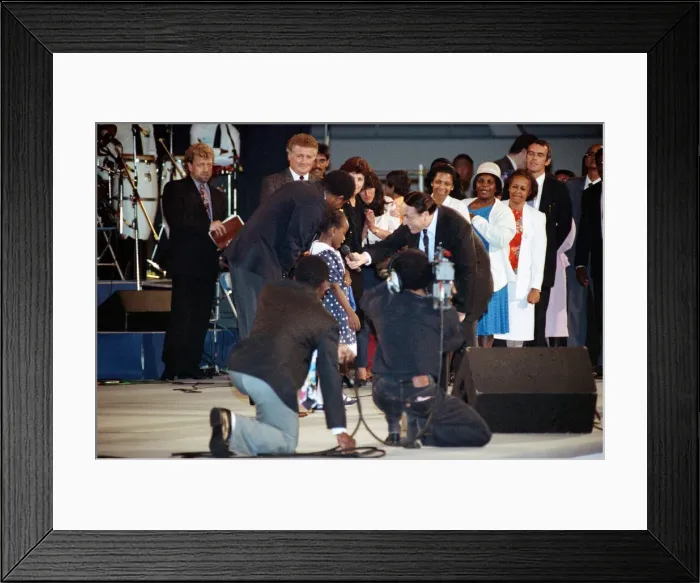 Framed Print : Maurice Cerullo, an American pentecostal televangelist during his
