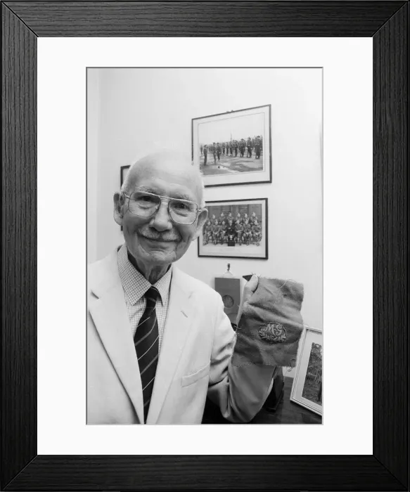 Framed Print : Norman Edwards, from Sutton Coldfield, aged 92. Former chairman Framed Print : Norman Edwards, from Sutton Coldfield, aged 92. Former chairman