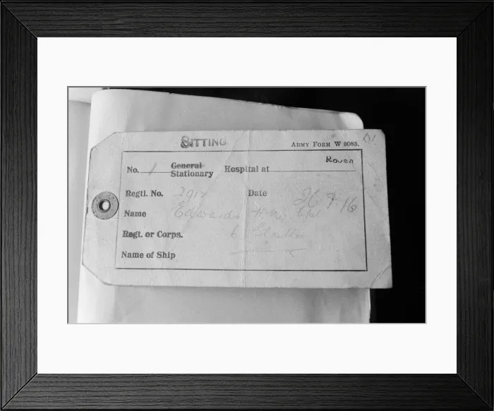 Framed Print : Norman Edwards, from Sutton Coldfield, aged 92. Former chairman