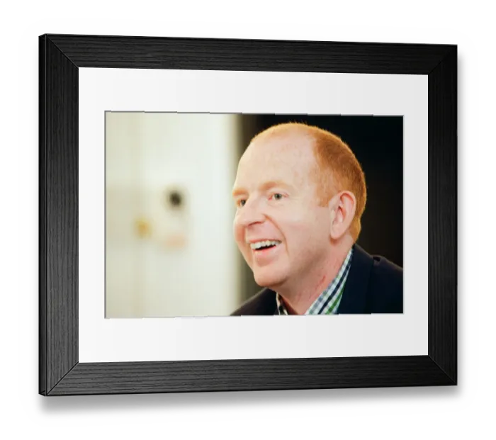 Framed Print : Alan McGee, co owner Creation Records label, and manager of Oasis music group Framed Print : Alan McGee, co owner Creation Records label, and manager of Oasis music group