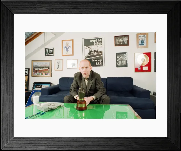 Framed Print : Alan McGee, co owner Creation Records label, and manager of Oasis music group Framed Print : Alan McGee, co owner Creation Records label, and manager of Oasis music group
