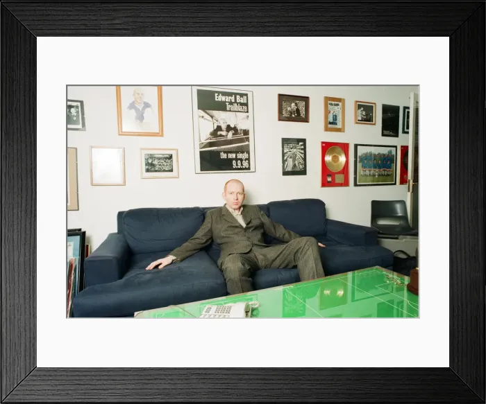 Framed Print : Alan McGee, co owner Creation Records label, and manager of Oasis music group Framed Print : Alan McGee, co owner Creation Records label, and manager of Oasis music group