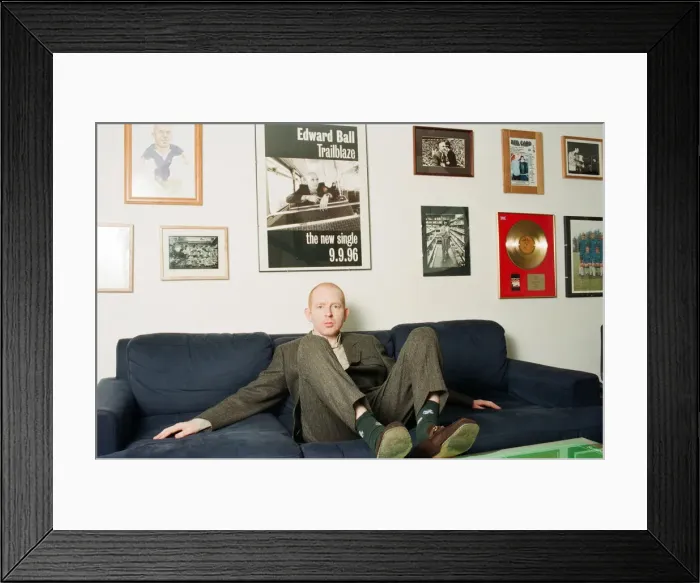Framed Print : Alan McGee, co owner Creation Records label, and manager of Oasis music group Framed Print : Alan McGee, co owner Creation Records label, and manager of Oasis music group