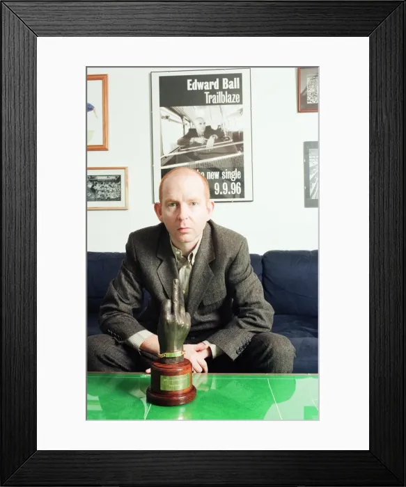 Framed Print : Alan McGee, co owner Creation Records label, and manager of Oasis music group