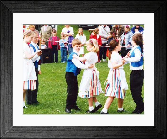 Framed Print : Junior members of the travellers team show what they can do. 4th May 1992 Framed Print : Junior members of the travellers team show what they can do. 4th May 1992