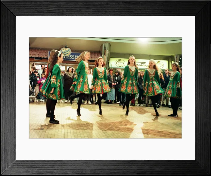 Framed Print : The Robson School of Irish dance celebrate qualifying for the world Irish dance Framed Print : The Robson School of Irish dance celebrate qualifying for the world Irish dance