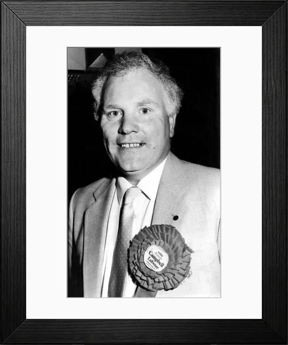 Framed Print : Ronnie Campbell, a Labour Party politician who has been the Member of Parliament for Framed Print : Ronnie Campbell, a Labour Party politician who has been the Member of Parliament for
