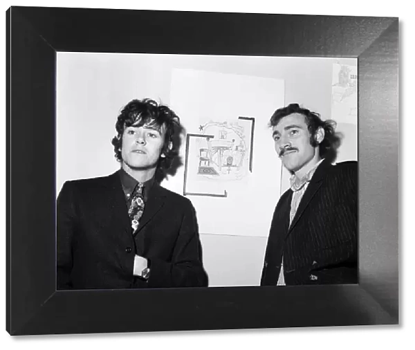 Donovan and his friend Gypsy Dave at Television House ahead of the screening of