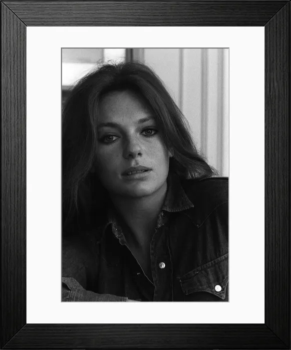 Framed Print : Jacqueline Bisset in her suite at the Connaught Hotel London MSI Framed Print : Jacqueline Bisset in her suite at the Connaught Hotel London MSI