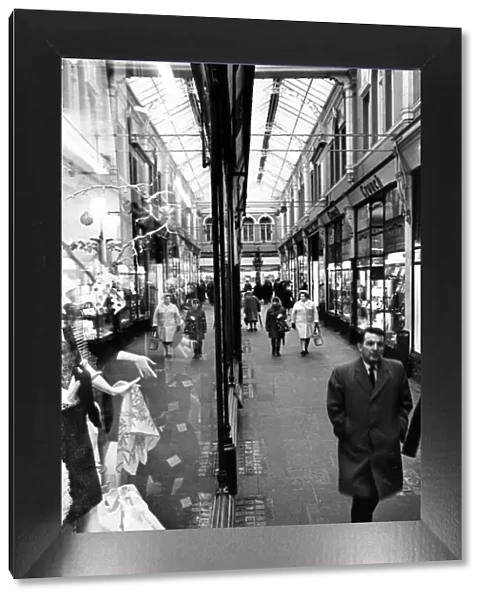 Cardiff - Arcades - Morgan Arcade - 13th March 1970 - Western Mail