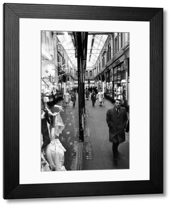 Framed Print : Cardiff - Arcades - Morgan Arcade - 13th March 1970 - Western Mail Framed Print : Cardiff - Arcades - Morgan Arcade - 13th March 1970 - Western Mail
