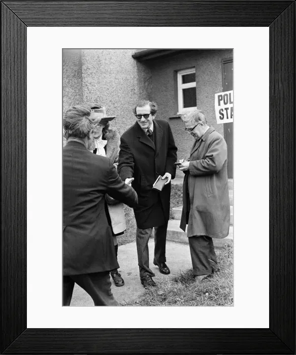 Framed Print : Berwick-upon-Tweed By-Election, Lord Lambton whose resignation over Framed Print : Berwick-upon-Tweed By-Election, Lord Lambton whose resignation over