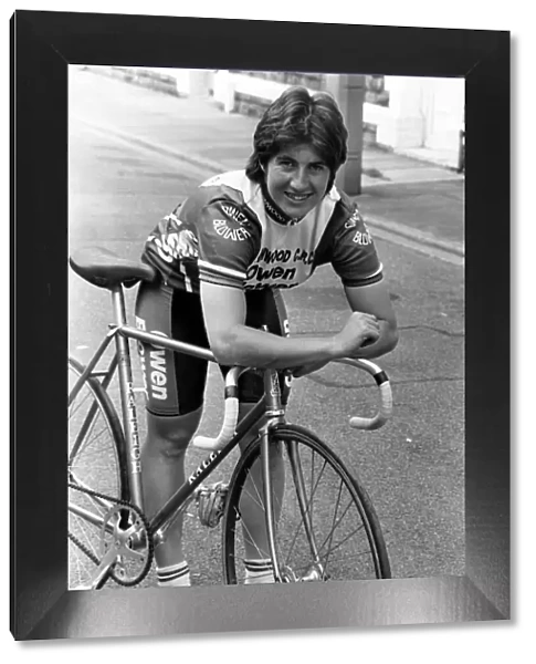 Cyclist Louise Jones. 8th August 1988
