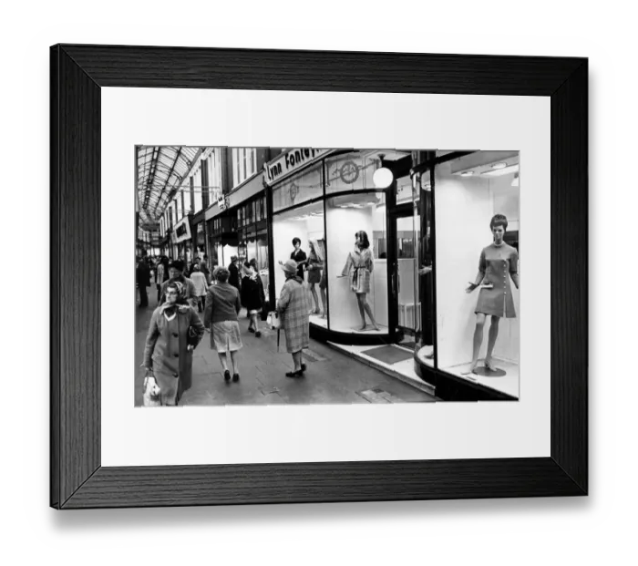 Framed Print : Cardiff - Arcades - Royal Arcade - 13th March 1970 - Western Mail Framed Print : Cardiff - Arcades - Royal Arcade - 13th March 1970 - Western Mail
