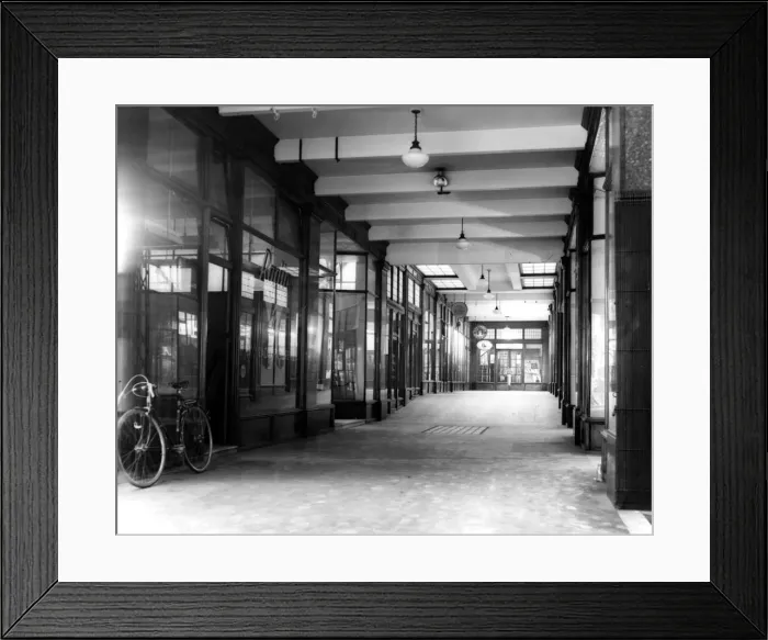 Framed Print : Cardiff - Arcades - Dominian Arcade -14th October 1958 - Western Mail Framed Print : Cardiff - Arcades - Dominian Arcade -14th October 1958 - Western Mail