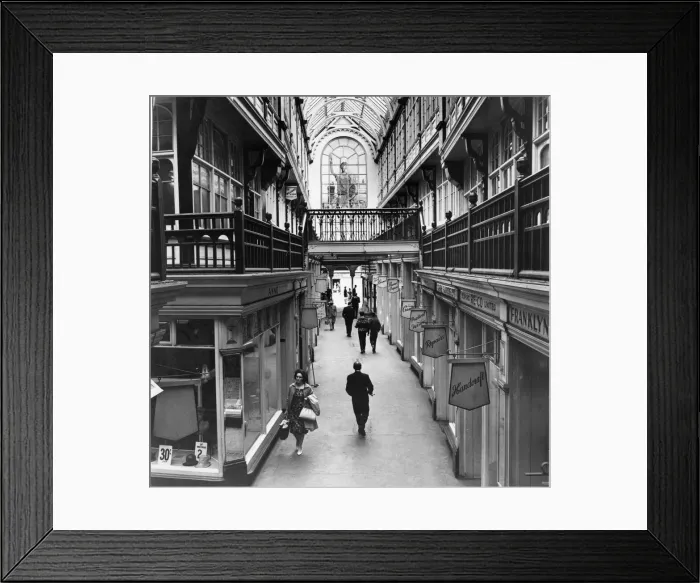 Framed Print : CARDIFF ARCADES: Castle Arcade, High Street. COPYRIGHT: Western Mail and Echo Ltd Framed Print : CARDIFF ARCADES: Castle Arcade, High Street. COPYRIGHT: Western Mail and Echo Ltd
