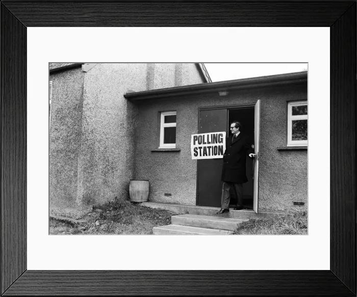 Framed Print : Berwick-upon-Tweed By-Election, Lord Lambton whose resignation over Framed Print : Berwick-upon-Tweed By-Election, Lord Lambton whose resignation over