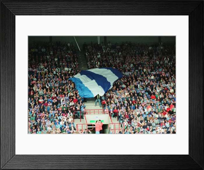Framed Print : Huddersfield Town 0-1 Wycombe Wanderers, Division Two league match at the Alfred McAlpine Framed Print : Huddersfield Town 0-1 Wycombe Wanderers, Division Two league match at the Alfred McAlpine