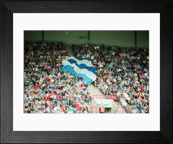 Framed Print : Huddersfield Town 0-1 Wycombe Wanderers, Division Two league match at the Alfred McAlpine Framed Print : Huddersfield Town 0-1 Wycombe Wanderers, Division Two league match at the Alfred McAlpine