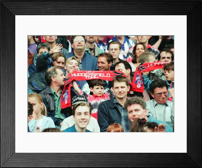 Framed Print : Huddersfield Town 0-1 Wycombe Wanderers, Division Two league match at the Alfred McAlpine Framed Print : Huddersfield Town 0-1 Wycombe Wanderers, Division Two league match at the Alfred McAlpine
