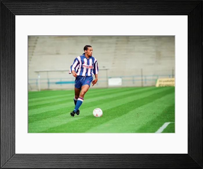 Framed Print : Huddersfield Town 0-1 Wycombe Wanderers, Division Two league match at the Alfred McAlpine