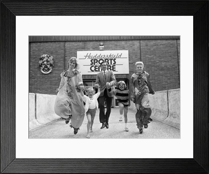 Framed Print : All the fun of the summer holidays in Huddersfield. Tripping the light fantastic from an Framed Print : All the fun of the summer holidays in Huddersfield. Tripping the light fantastic from an