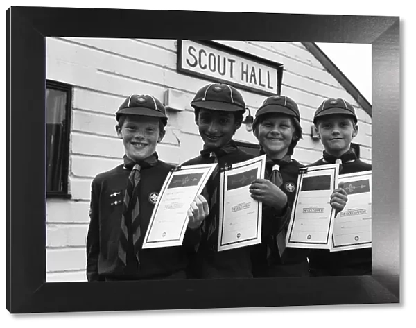 Worth their weight in gold... Crosland moor cubs from left Warwick Litherland