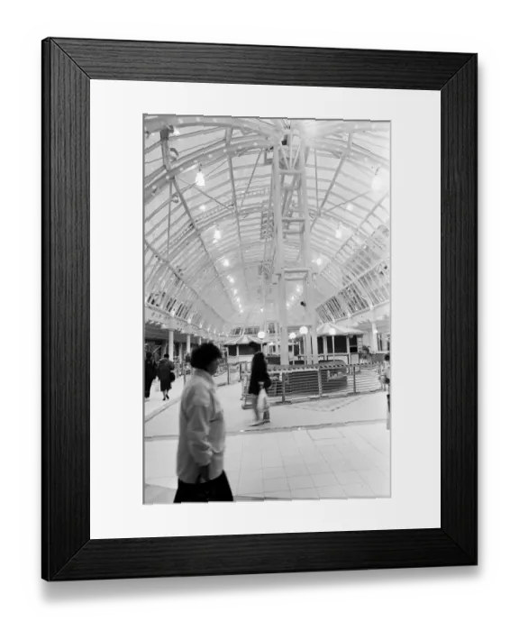 Framed Print : Liscard shops, the new look shopping centre nearly complete
