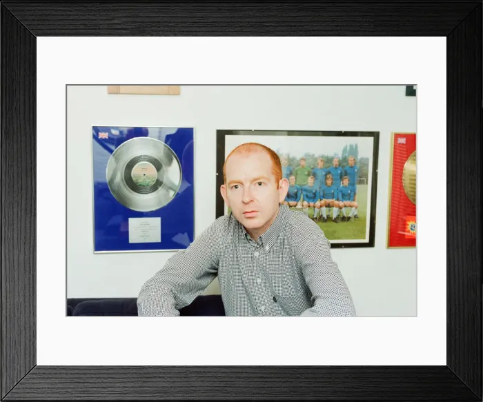 Framed Print : Alan McGee, co owner Creation Records label, and manager of Oasis music group Framed Print : Alan McGee, co owner Creation Records label, and manager of Oasis music group