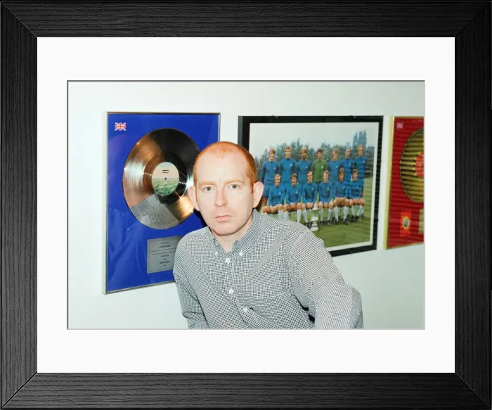 Framed Print : Alan McGee, co owner Creation Records label, and manager of Oasis music group Framed Print : Alan McGee, co owner Creation Records label, and manager of Oasis music group