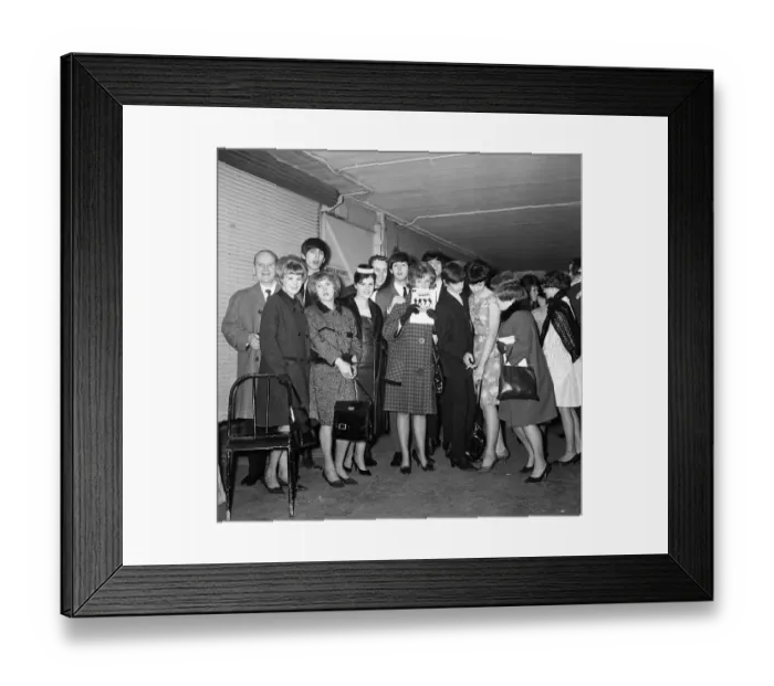 Framed Print : Meet The Beatles Competition Winners, run by the Sunday Mirror Newspaper Framed Print : Meet The Beatles Competition Winners, run by the Sunday Mirror Newspaper