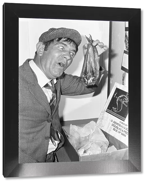 Comedian Norman Wisdom seen here in the persona of hapless on screen character Norman