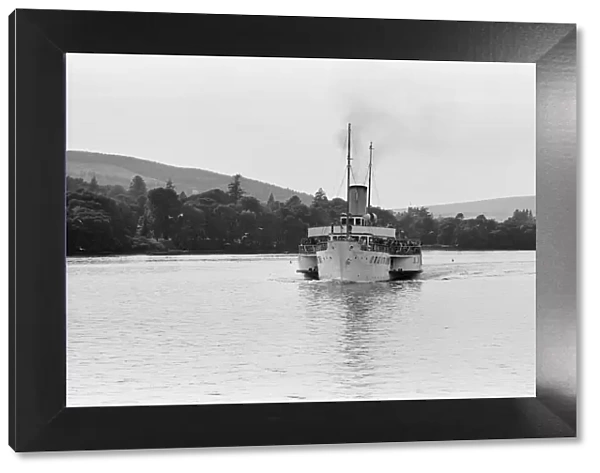 The Maid of the Loch seen here approaching the Balloch Pier
