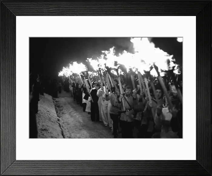 Framed Print : Lerwick Up Helly Aa festival is a tradition that originated in the 1880s Framed Print : Lerwick Up Helly Aa festival is a tradition that originated in the 1880s