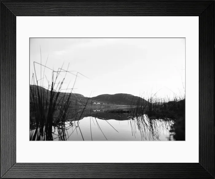 Framed Print : Lough Keel, Boyle, County Roscommon, Ireland. 11th December 1976 Framed Print : Lough Keel, Boyle, County Roscommon, Ireland. 11th December 1976