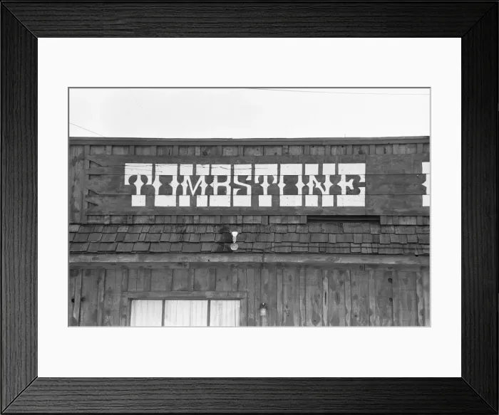 Framed Print : OK Corral, Tombstone the site of the famous gunfight in which Deputy U. S Framed Print : OK Corral, Tombstone the site of the famous gunfight in which Deputy U. S