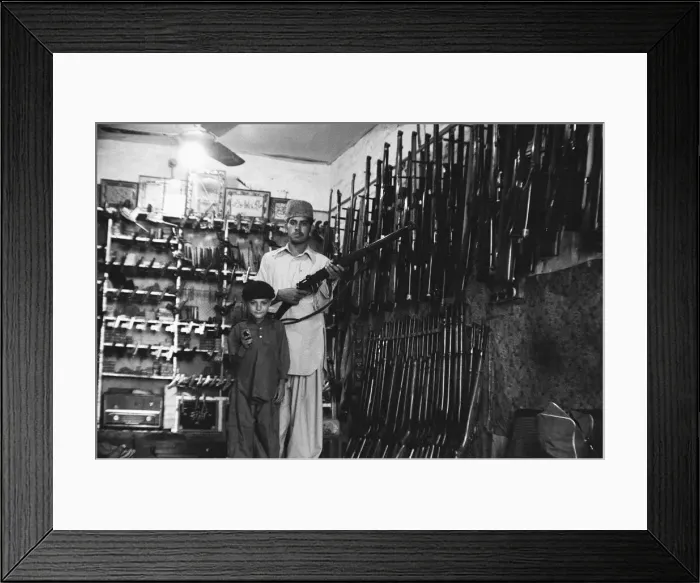 Framed Print : The town of Darra Adam Khel, located in Pakistan south of Peshawar Framed Print : The town of Darra Adam Khel, located in Pakistan south of Peshawar